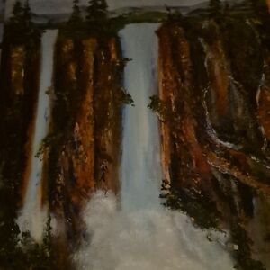 Majestic Waterfall Canvas Art
